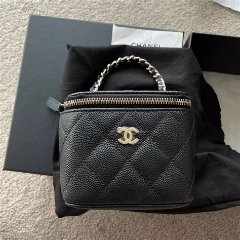 chanel vanity case bag 2023|chanel vanity case original.